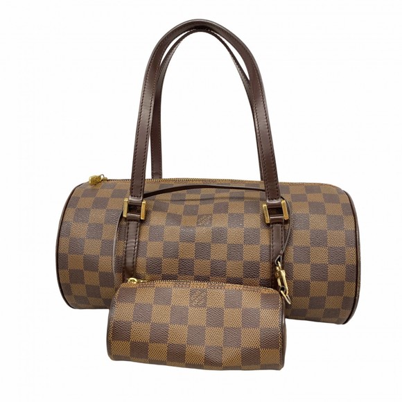 Louis Vuitton Brown Papillon Damier Ebene Handbag - Picture 1 of 9